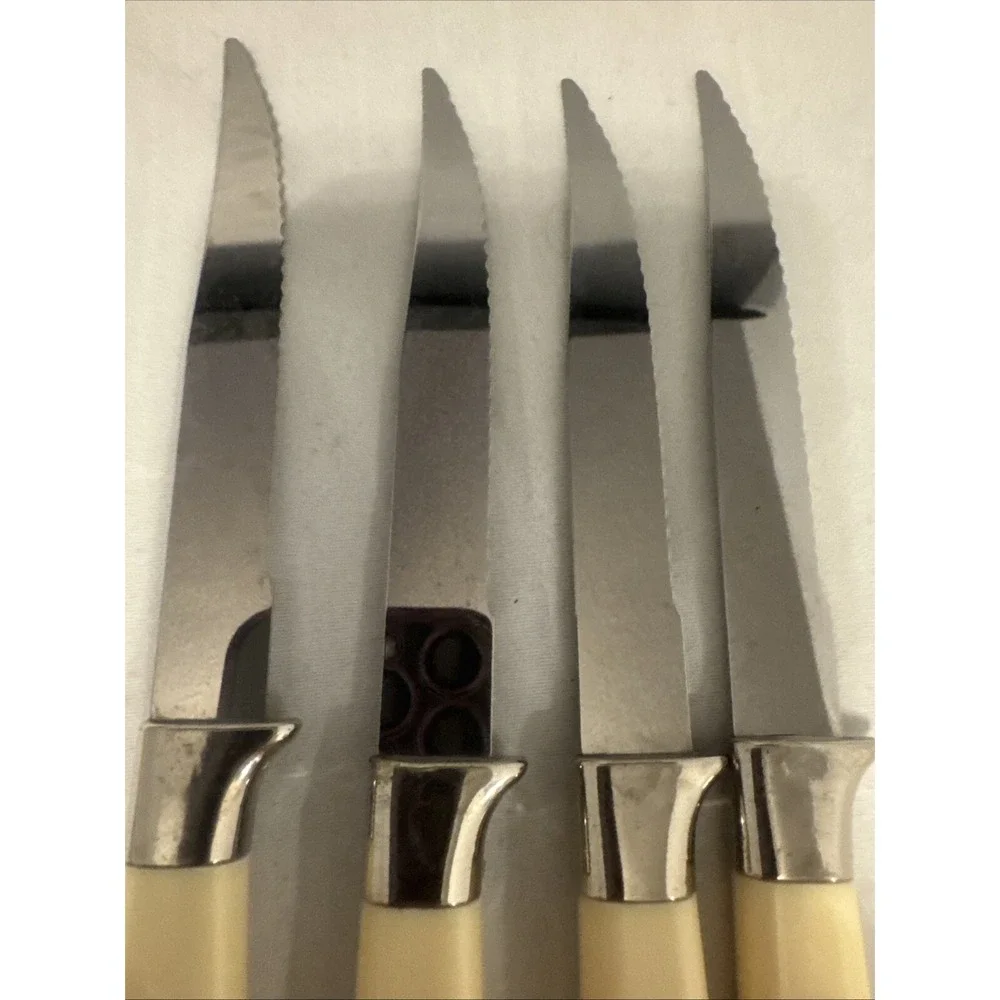 VTG REGENT SHEFFIELD Steak knives‎ Set of 4 Stainless Steel England